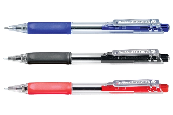 Bút Bi Gel Bấm Double A TriTouch